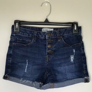 Mudd mid-rise denim shorts